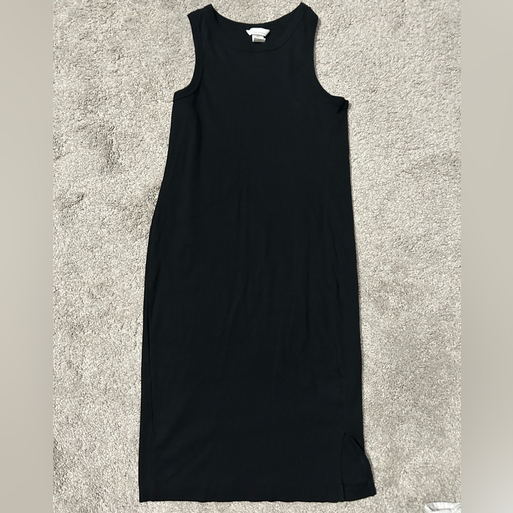 Maternity Black Sleeveless Dress